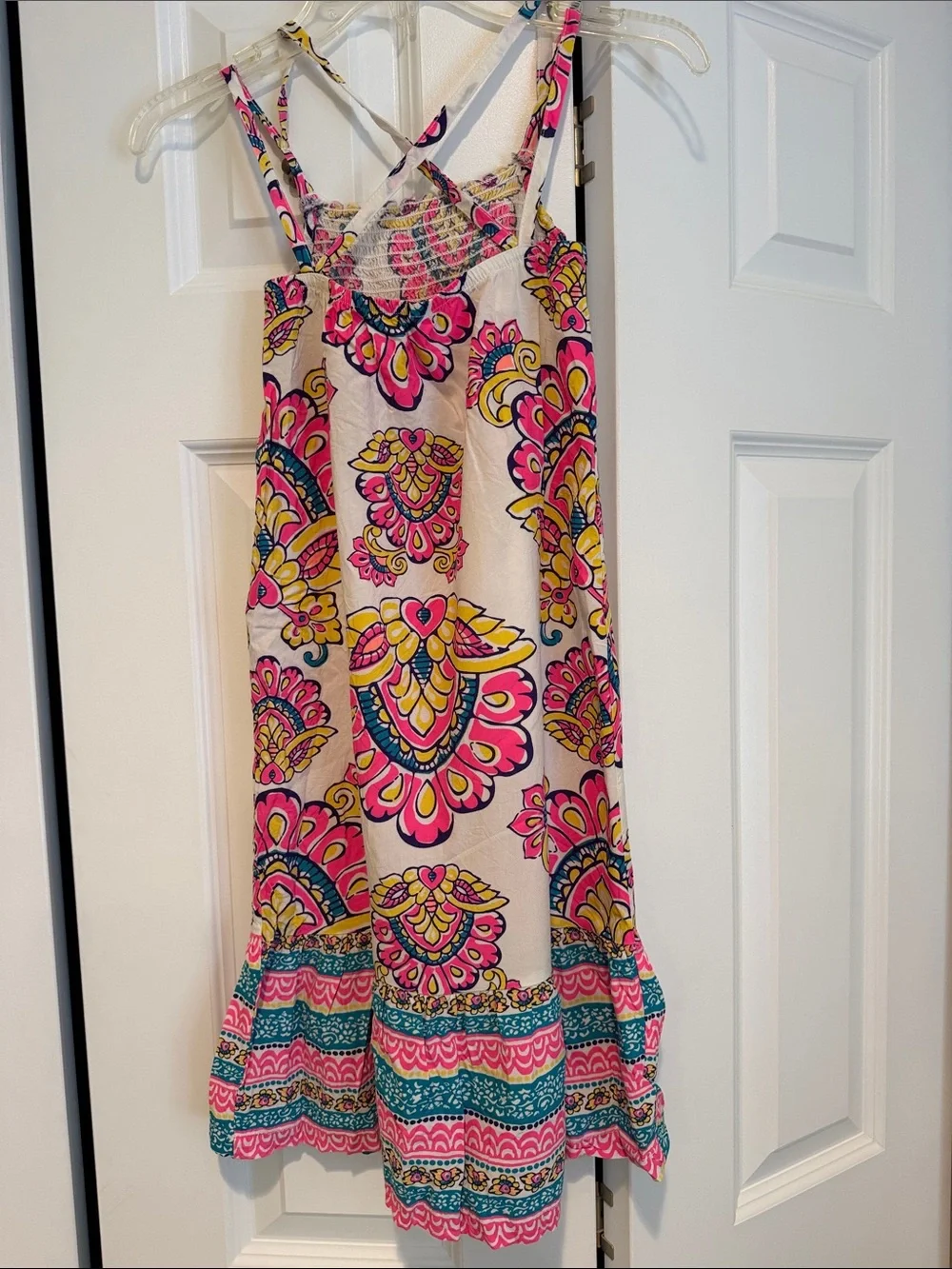Carter's Pink, Yellow & Teal Floral Maxi Sundress